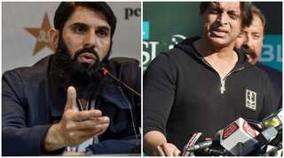 Resigning before T20 WC is a cowardly act: Shoaib Akhtar lashes out at Misbah-ul-Haq and Waqar Younis