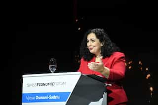 EXCLUSIVE: For Kosovo President Vjosa Osmani who once fled her home, Afghan refugee crisis is personal