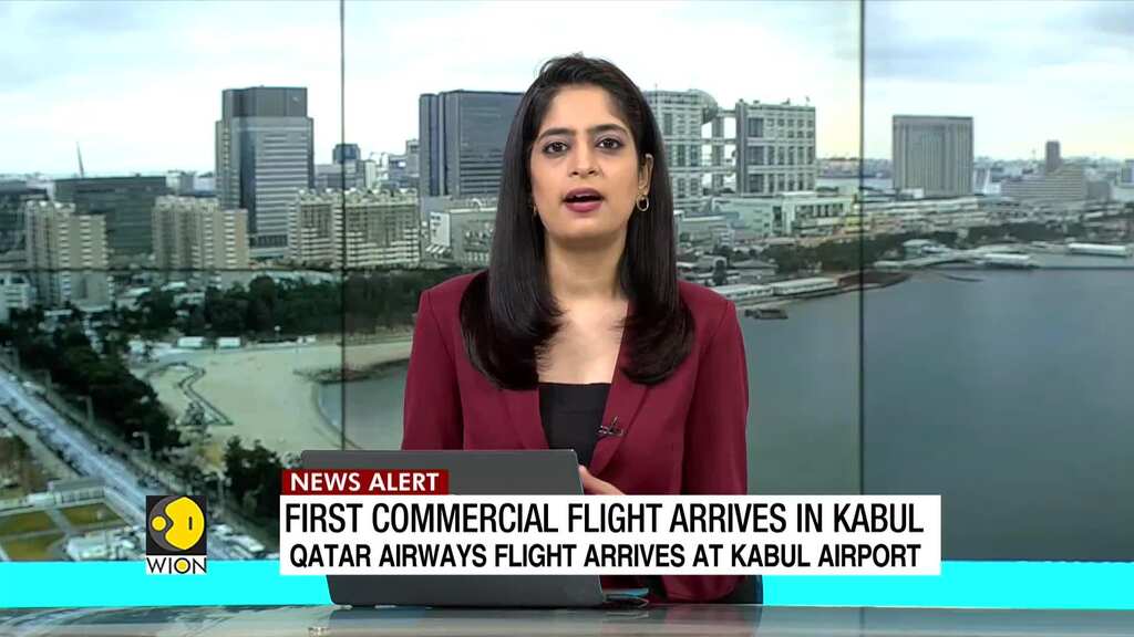 First commercial flight arrives at Kabul airport