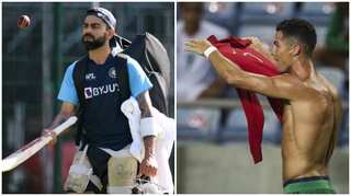 Man United-Lancashire Cricket's interaction wins the internet as Manchester is buzzing with Virat Kohli-Cristiano Ronaldo's presence