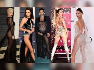 A compilation of some of the most daring outfits celebs have ever worn: Kim Kardashian to Bella Hadid
