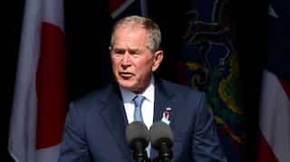 Bush: Violent extremists at home and abroad ‘are children of the same foul spirit’