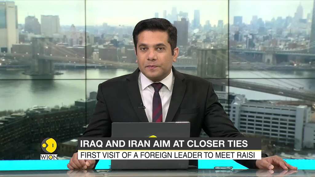 Iraq PM Al-Kadhemi meets Iran President Raisi for first time