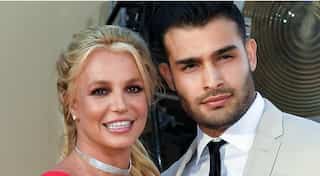 Britney Spears' ex Sam Asghari shares a shirtless photo amid singer's hotel drama