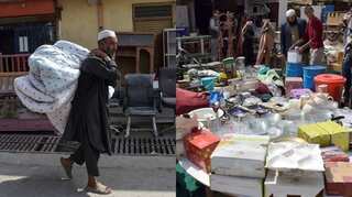 Amid cash crunch, fleeing Afghans sell possessions at Kabul's busy bazaars