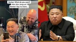 Watch: Hilarious video of man getting Kim Jong-un-style haircut goes viral