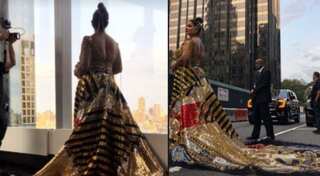 Sudha Reddy shows off Indian craftsmanship at the Met Gala red carpet