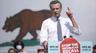 Biden supports California Governor Gavin Newsom on eve of crucial vote