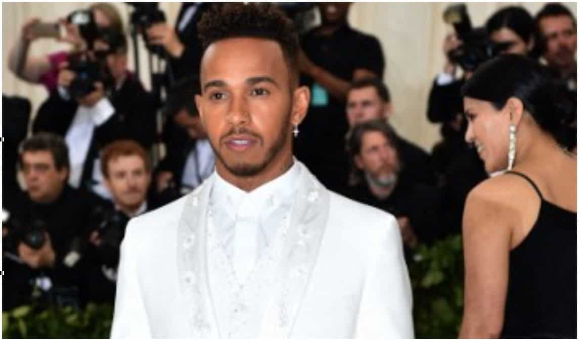 Lewis Hamilton at Met Gala 2021