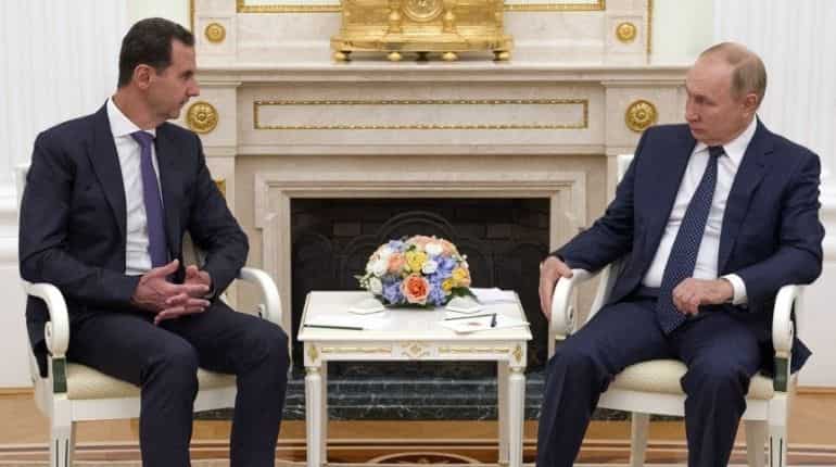 In meeting with Assad, Putin slams foreign troops’ presence in Syria   