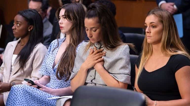 Biles and teammates testify on FBI’s handling of abuse case
