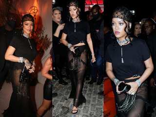 Met Gala 2021 after-party: Rihanna wore a see-through skirt like no one's watching