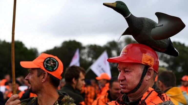 To defend 'values', thousands march against traditional hunting ban in France