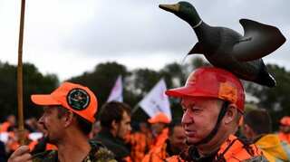 To defend 'values', thousands march against traditional hunting ban in France
