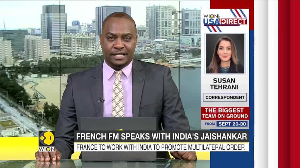 Indian External Affairs Minister S Jaishankar meets French foreign minister Jean-Yves Le Drian