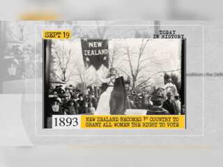 September 19 in history: New Zealand becomes first country to grant right to vote to women, and more