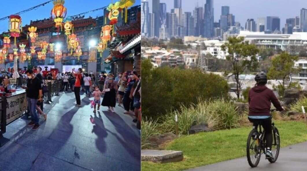 Hong Kong and Melbourne