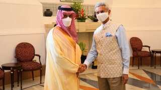 Indian EAM meets Saudi foreign minister, discusses regional, bilateral issues