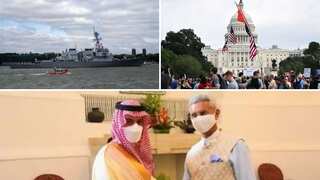 Top 10 world news: China acts after US warship transits Taiwan Straits, sparse turnout in J6 rally and more