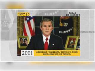 September 20 in history: War on terror declared, first Cannes Film Festival, more