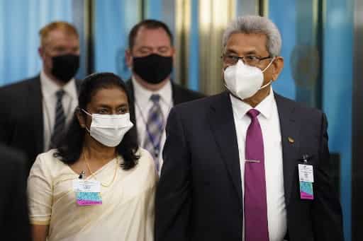 Gotabaya Rajapaksa arrives