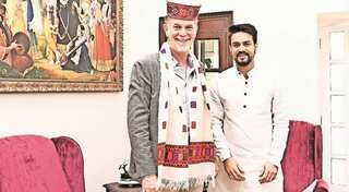 Netflix CEO meets up with I&B minister Anurag Thakur, gets Bhagvad Gita as gift