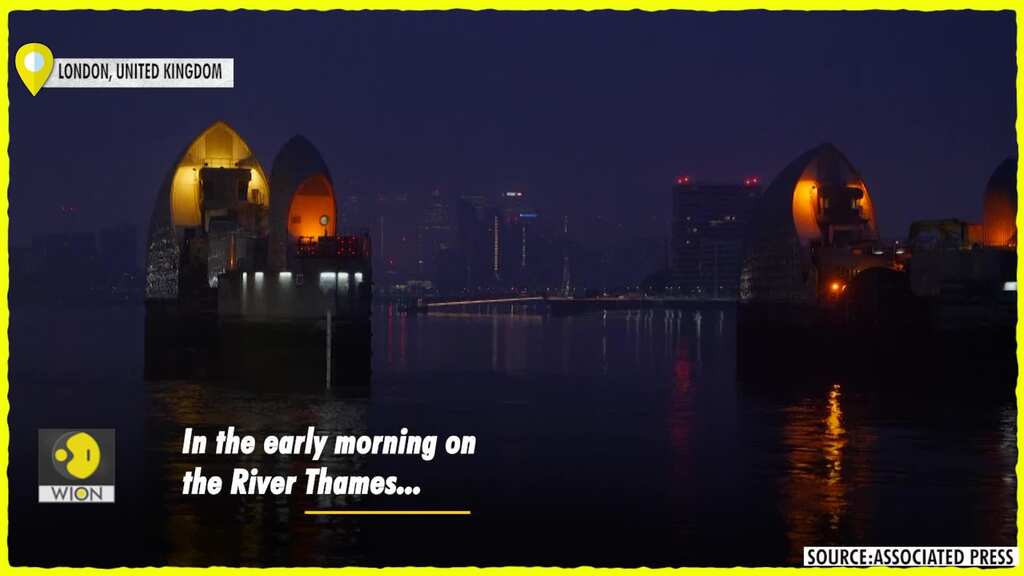 Thames barrier protects London from floods as sea levels rise