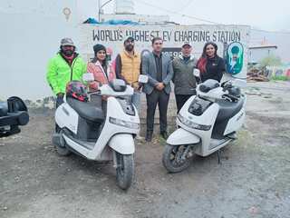 World’s highest electric vehicle charging station inaugurated in India’s northern Himachal state