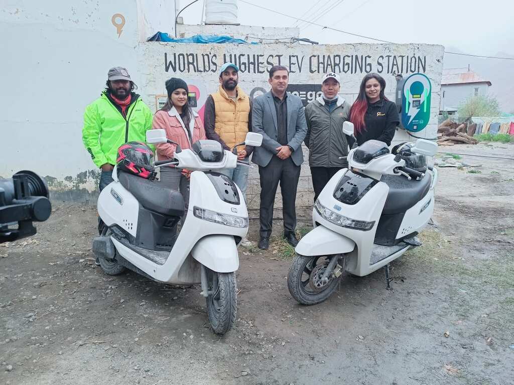World’s highest electric vehicle charging station inaugurated in India’s northern Himachal state