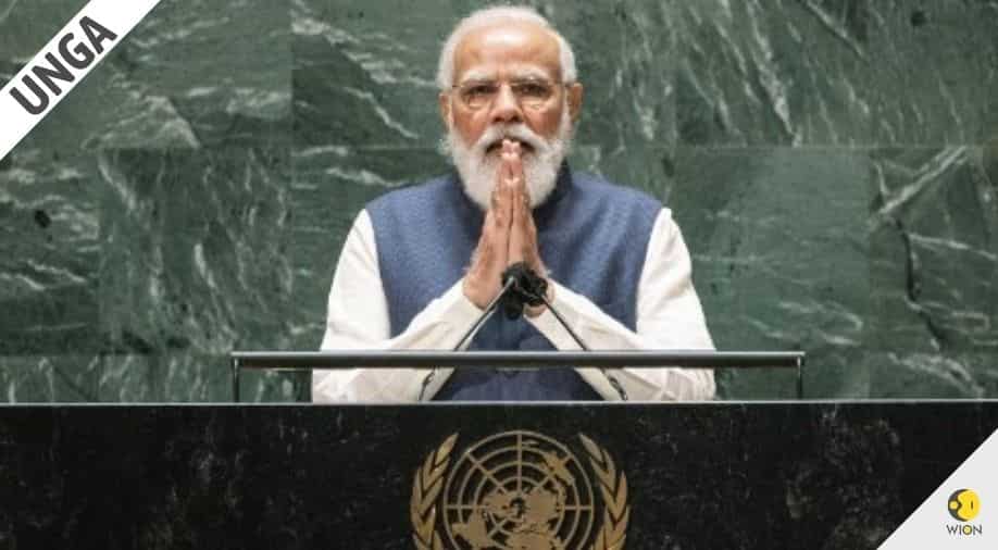 Child of a tea seller is addressing UN for fourth time: PM Modi hails strength of Indian democracy