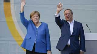 Germany elections: Angela Merkel makes final push for successor in Germany's knife-edge polls