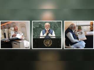 PM Narendra Modi ends US visit with a powerful speech at UNGA, here's look back at his significant tour
