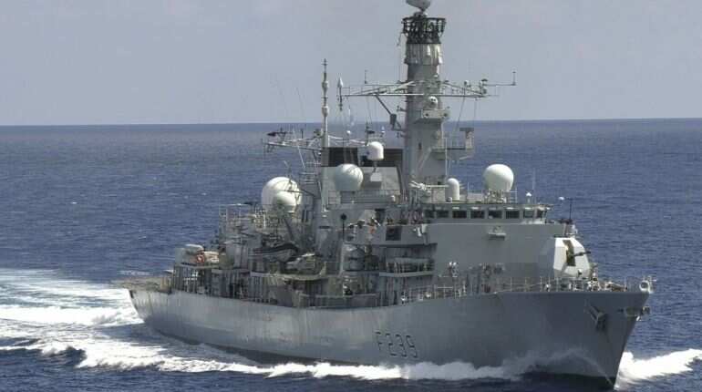 In ‘rare transit’, British warship HMS Richmond crosses Taiwan Strait