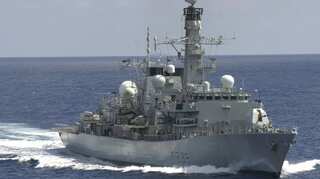 In ‘rare transit’, British warship HMS Richmond crosses Taiwan Strait
