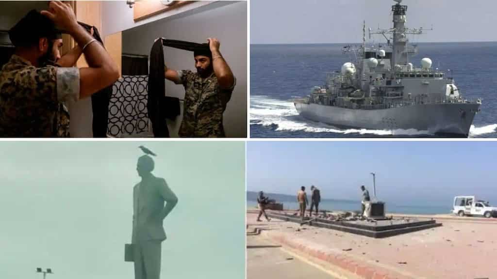 Top 10 world news: US Sikh officer to sue Marine Corps, Jinnah statue blown up in Balochistan and more