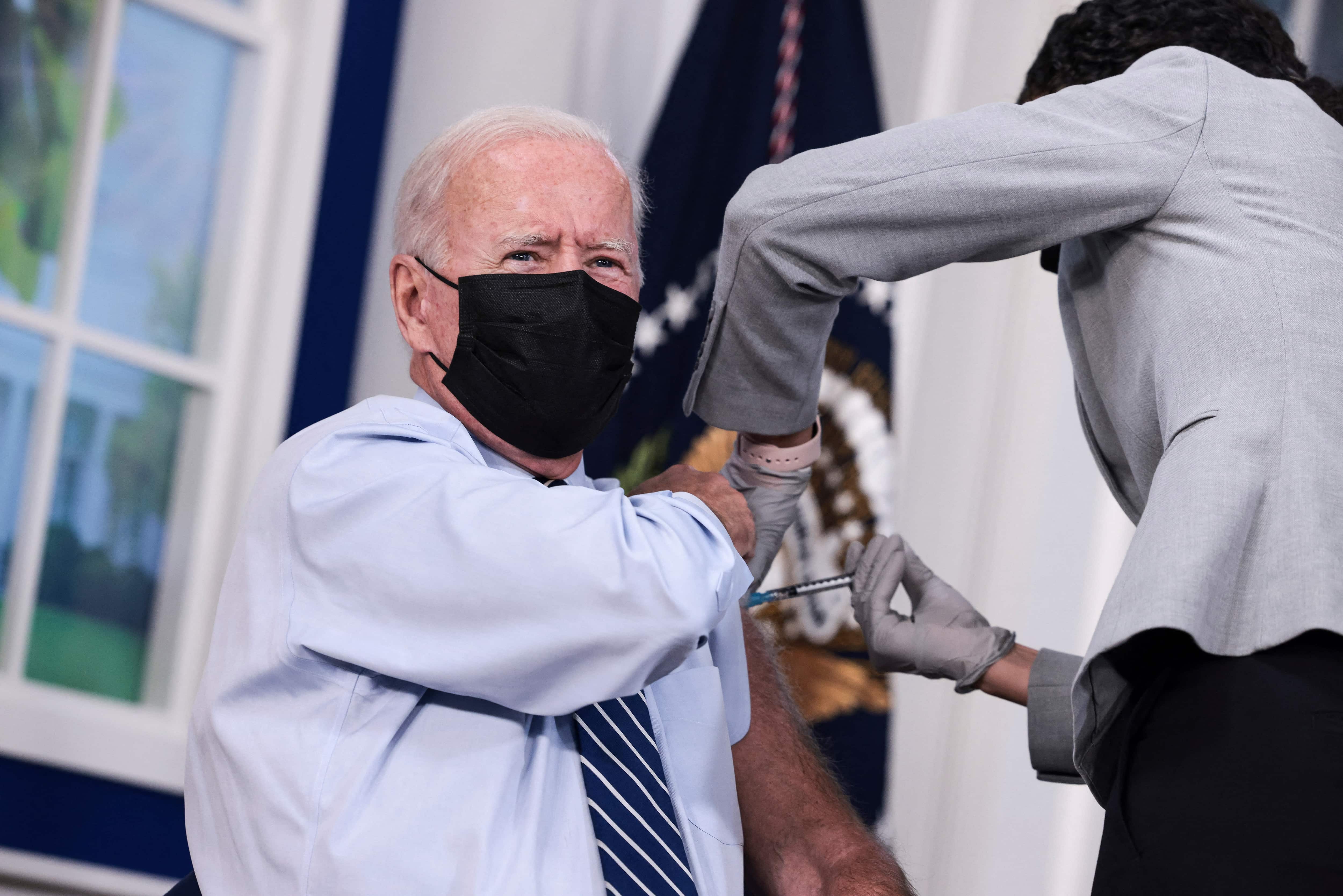 'Can't go unvaccinated': President Biden gets vaccine booster shot