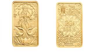 UK Royal Mint launches gold bar featuring Lakshmi, Hindu Goddess of wealth