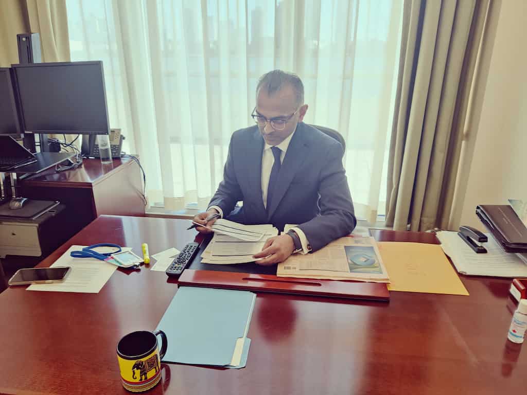 Here to be seized of issues erupting all over world: UNGA president’s Chef de Cabinet