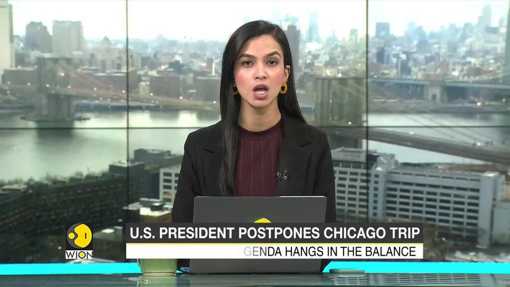 United States president Joe Biden postpones Chicago trip