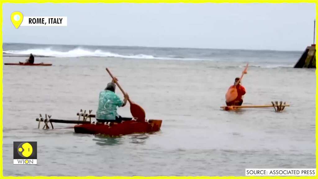 Canoe carving to protect coral reefs