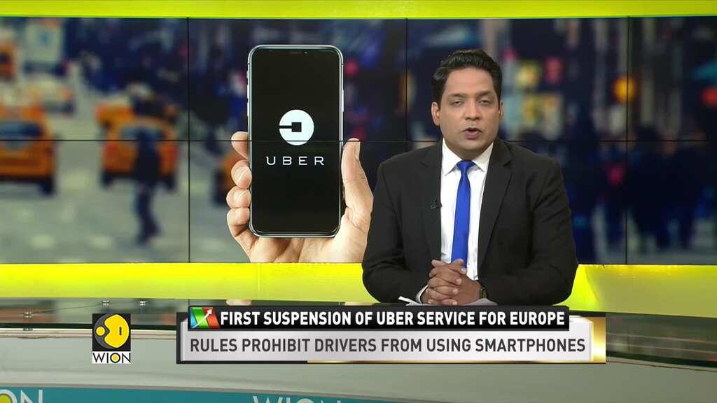 Uber joins protest of drivers in Brussels as drivers using app risk losing their vehicles