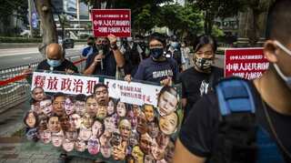 Amid anti-government protests, Hong Kong celebrates 72nd Chinese National Day