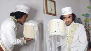 Love knows no bounds: Indonesian man marries a rice cooker