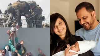 Afghan baby who was lifted over Kabul airport wall by US soldier now in Arizona