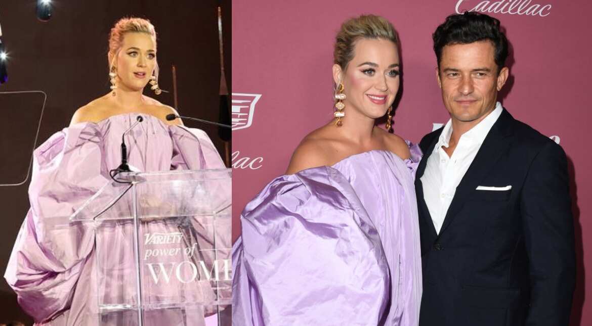 Katy Perry thanks Orlando Bloom for handling her 'insanity' in an emotional speech Katy Perry thanks Orlando Bloom for handling her 'insanity' in an emotional speech