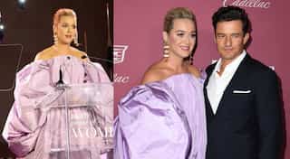Katy Perry thanks Orlando Bloom for handling her 'insanity' in an emotional speech