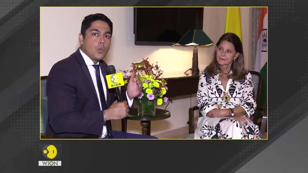 Colombia's Vice President & foreign minister Marta Lucía Ramírez speaks to WION