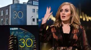 Pics: Adele sparks album rumours amid massive '30' signs popping up all over the world