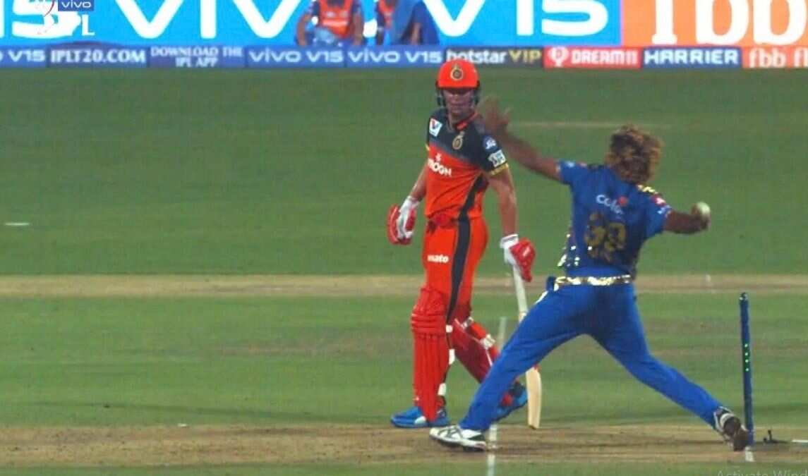 Lasith Malinga’s No Ball in RCB vs MI 2019