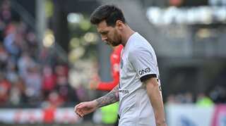 Lionel Messi blanks as Rennes beat PSG 2-0 to hand league leader its 1st defeat in Ligue 1